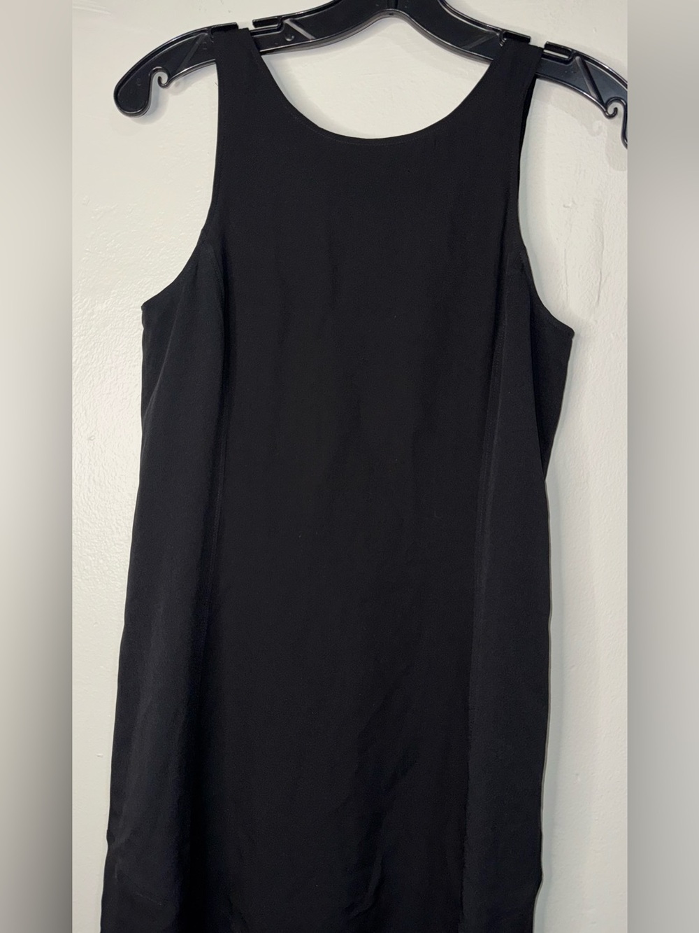 Theory Black Sleeveless Midi Shift Dress - Picture 10 of 13